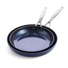 GreenPan Performance Pro Ceramic Nonstick 10" and 12" Frypan Set,