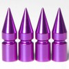 Circuit Performance VC6 Series Purple Aluminum Spiked Valve Stem Caps