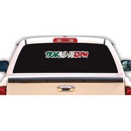 Aqui anduvieras Pendejo Decal Car Window Map Vinyl Sticker Mexico Trucking Sticker (White, 1.8" x 9")