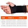 Ergodyne ProFlex 680 Wrist Support Sleeve, Compression Style, Adjustable Single