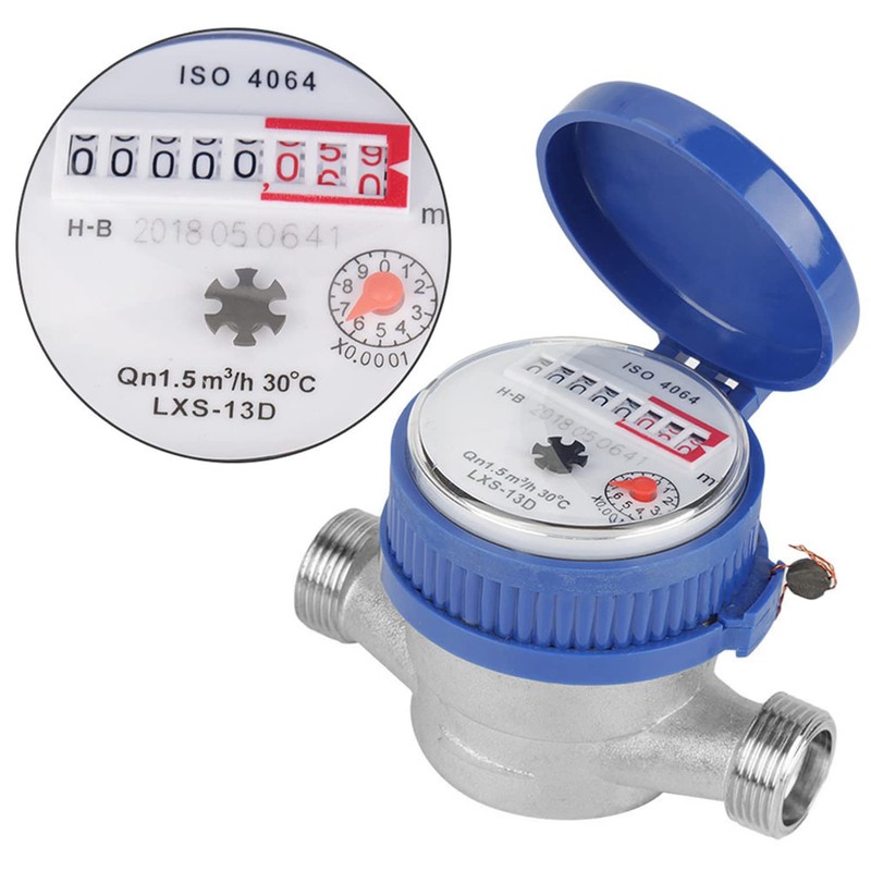 Mingzhe 15mm 1/2 Inch Intelligent Water Meter Household Mechanical Rotor