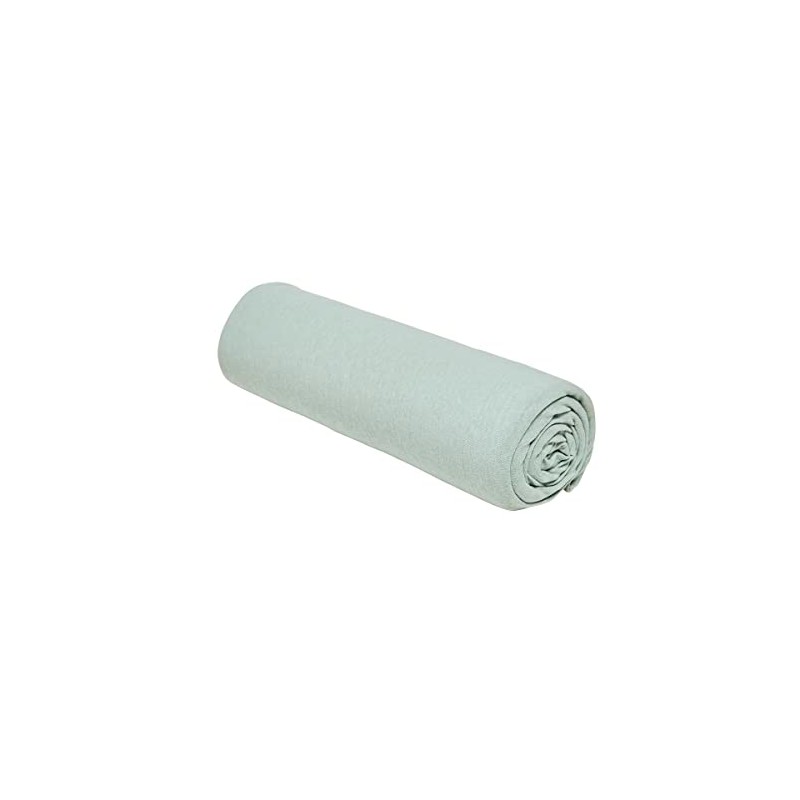Essential Celadon Jersey Fitted Sheet 90 x 190 cm Single