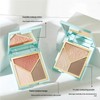 3D Highlighter & Contour Palette - Schimmerndes und mattes Puder