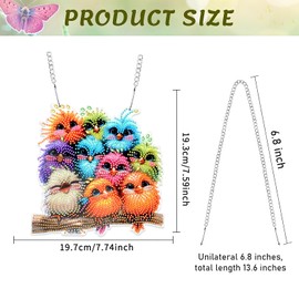 Tumwisk Diamond Painting Kits for Adults, Birds Diamond Painting, Diamond Art Kits, Crafts for Adults, Hanging Wall Art Sign Ornaments Home Garden Wall Door