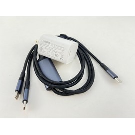 [UL Listed] Wall Charger+3.2FT USB-C Splitter Cable Compatible with Sony - ULT Wear Wireless Noise Canceling Headphones