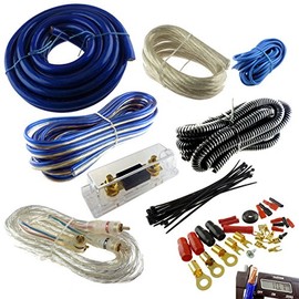 4 Gauge Premium Blue Power Wire Wiring KIT 3000W Install CAR Amplifier Install