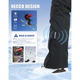 Pioneer Camp Women's Snow Pants Ski Bibs Waterproof Insulated Snowboard Overalls Winter Cargo Hiking Pants with Suspenders