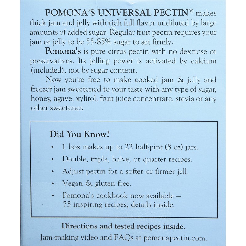 Pomonas Universal Pectin Fruit & Vegetable Concentrate, 1.1 oz