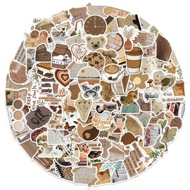110 Pcs Vintage Aesthetic Stickers, Cool Vinyl Scrapbooking Stickers for Water Bottle Laptop Car Phone Journaling Skateboard Waterproof Sticker Pack for Adults Girls Teens for DIY Craft (Vintage 110
