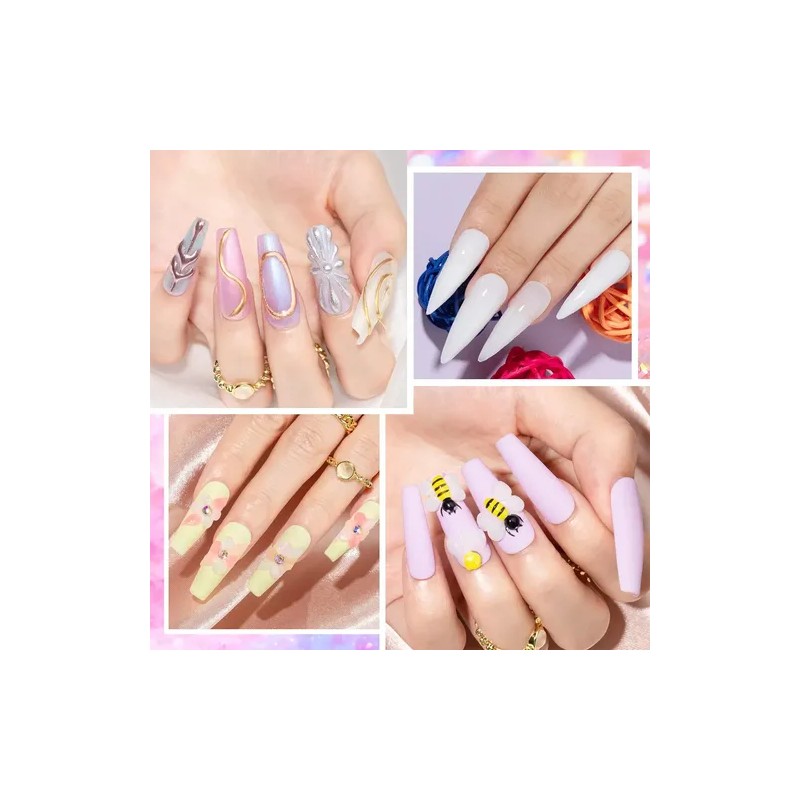 Polygel Sólido Para Diseño Uñas Extensión 15ml Obp
