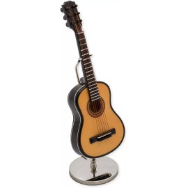 Broadway Gifts Realistic STEEL STRING GUITAR Miniature Musical Instrument Figurine, Broadway
