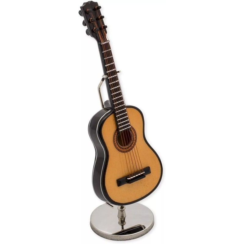 Broadway Gifts Realistic STEEL STRING GUITAR Miniature Musical Instrument Figurine,