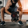 LUXTRI 40 kg 2-in-1 Dumbbell and Barbell Set with 16