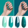 Vishine Gel Nail Polish Set - 4 Colors Dark Green