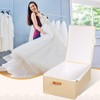 Lukeline Wedding Dress Storage Box, Wedding Dress Preservation Box with