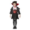 Party City Lovely Vampire Kids Cosplay, 47.2 inches (120cm), Black