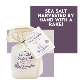 Le Guerandais Fleur De Sel De Guerande Linen Bag 4.4 oz by Le Guerandais