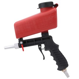 Pneumatic Sandblasting Gun, 90 PSI Gravity Small Handheld Sand Blaster for Removing Paint Stains and Rust