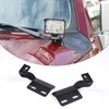 LLKUANG Hood Metal LED Light Pod Mount Bracket Kit for