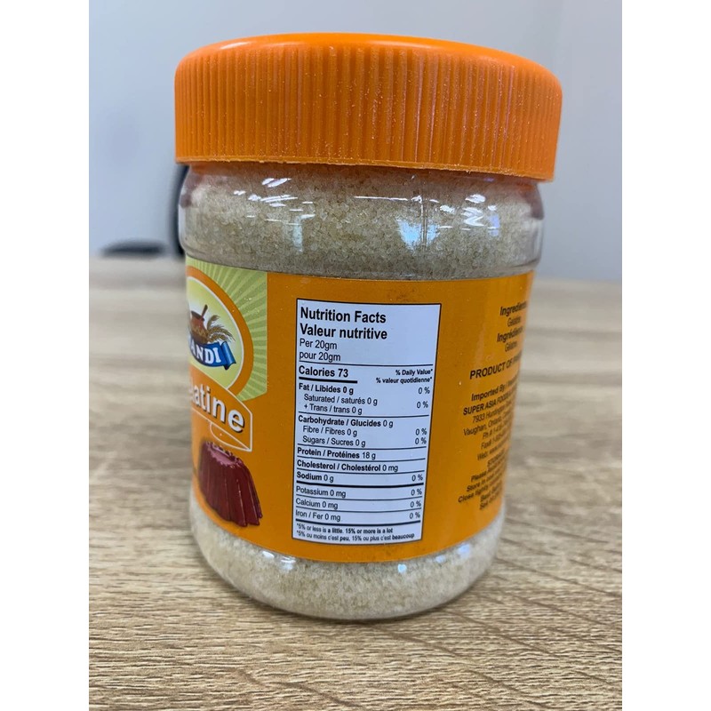 Halal Gelatin Powder Unflavored For Baking 200 Gram (7 Ounce)
