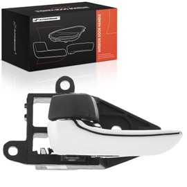 A-Premium Front Left Driver Side Interior Door Handle Compatible with Toyota Celica 2000-2005, Black Housing with Chrome Lever, Replace# 69206-20180-C0