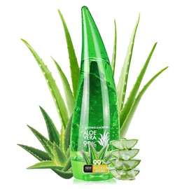 Gel De Aloe Vera Para Rostro Y Cuerpo, Gel Hidratante Orgánico De Aloe Vera, Crema Corporal Refrescante Para Después Del Sol, Hidratante Facial No Pegajoso, 250 Ml