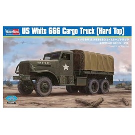 Hobby Boss US White 666 Cargo Hard Top Model Kit