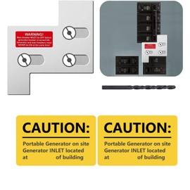 SHENYUN US Generator Interlock Kit Compatible with General Electric GE 150 or 200 Amp Panels,1 1/4 Inch Spacing Between Main and Branch Breaker,for Home Safety Interlock Kit