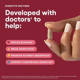 Physician's Choice Tummy Comfort Bundle – Digestive Enzymes + Fiber & Probiotics for Bloating, Digestive Comfort, and Regularity