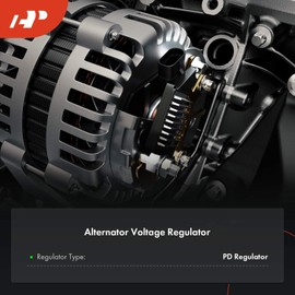 A-Premium 14V Alternator Voltage Regulator Compatible with Mazda CX-5 2013-2019/2022-2023, 3 2014-2018, 6 2014-2021, CX-3 2016-2021, MX-5 Miata 2016-2023 & Toyota Yaris 2019-2020, Yaris iA & Scion iA