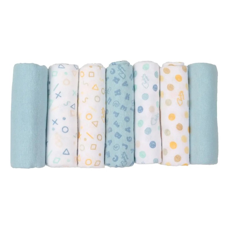 Kit 7 Sábanas Para Recién Nacido Babymink