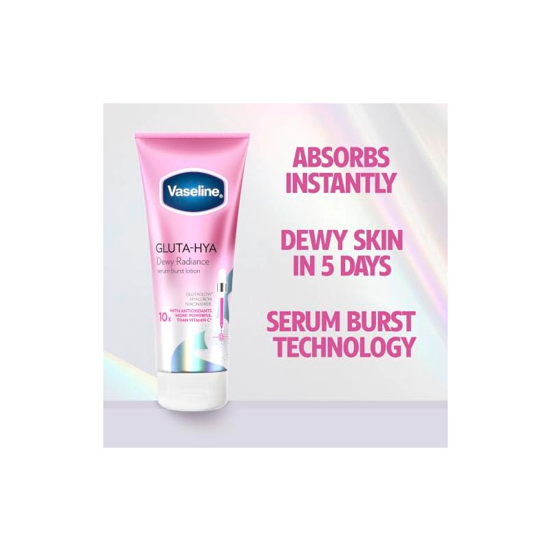 Vaseline Gluta-Hya Dewy Radiance Serum Burst Lotion 200 ml