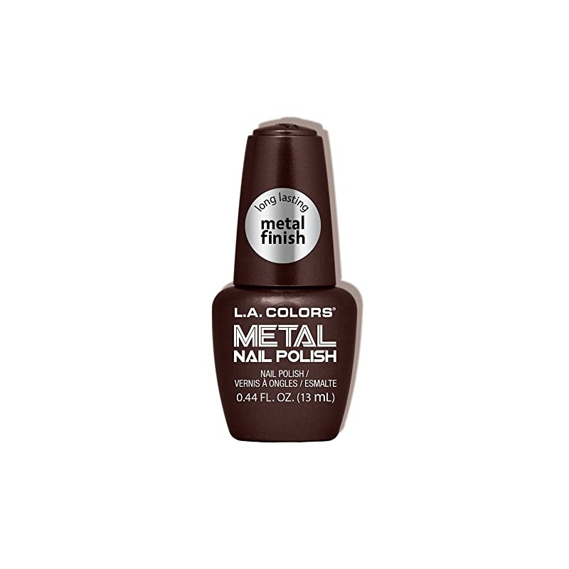 L.A. COLORS Metal Nail Polish, Molten (Coated Bottle) CNL157