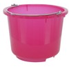 Kerbl All Purpose Bucket Transparent, Pink