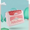 Pretend Play Kitchen, Compact, Includes Cooking Utensils, For Girls, Kitchen,