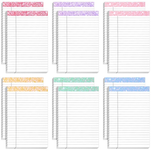 AmazingSpark 12 Pcs Small Legal Pads 5 x 8 Inches