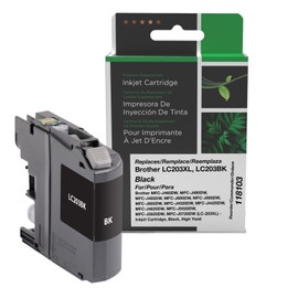 Clover Imaging Remanufactured High Yield Ink Cartridge Replacement for Brother LC203XL, Black