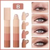 Glitter Eyeshadow Stick Set, 8 Colors Waterproof Eye Shadow Stick