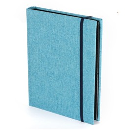 Ksvaye Photo Album Slip-in Album 10 x 15 Photo Album Linen Photo Book for Inserting 200 Photos Black Page Vintage Photo Albums Small Photo Album for Families Wedding Anniversary Baby Holiday (Blue)