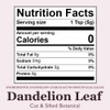 Organic Positively Botanicals Company, Dandelion Leaf, Loose Leaf Botanical, 4