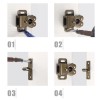 Unbranded 10Pcs Cabinet Catches Cupboard Stop Closer For Wardrobe Hardware