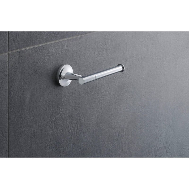 Duravit 0099371000 Starck T Toilet Paper Holder - Polished Chrome