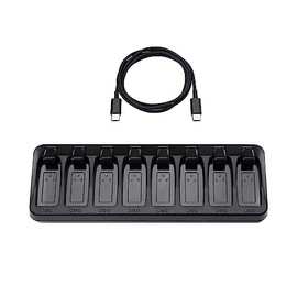 TAKWELL 8-Port Battery Charger for SRAM AXS/eTap System, Charge Fast and can Support 8 Batteries at The Same Time, USB-C Input.