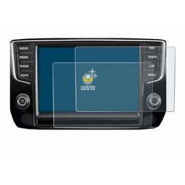 2x BROTECT Matte Protector for Volkswagen Golf 7 Discover Pro Navigationssystem Screen Protector Matte, Anti-Glare Protection Film