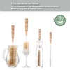 4Pcs Long Handle Bottle Cleaning Brush Set by HELLO NATURE,