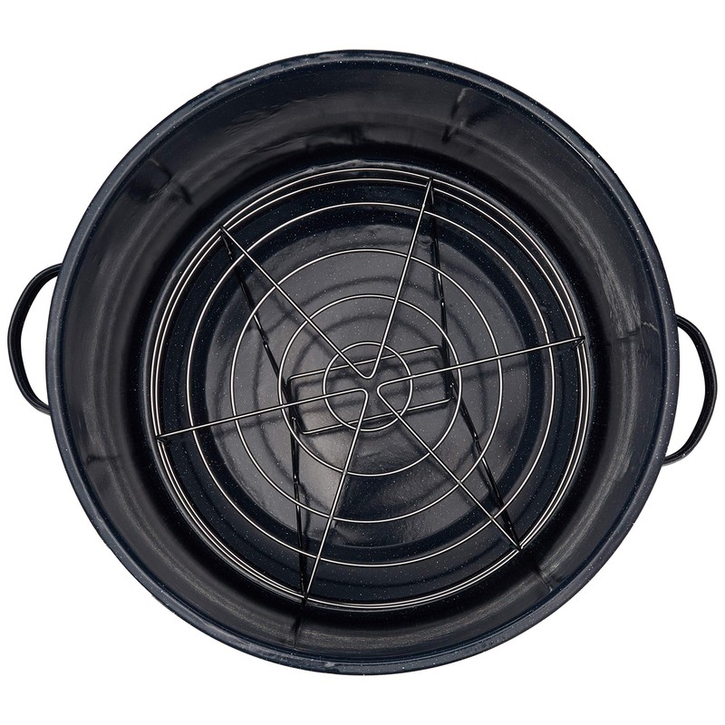 Ball Enamel Water Bath Canner, Including Chrome-Plated Rack and 4-Piece