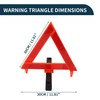 TUCKBOLD Car Warning Triangle Foldable | for Breakdown Roadside Warning