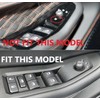 Carbon Fiber Window Lift Switch Panel Cover Trims for Jeep