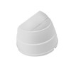 Laroal 2pcs Dome Simulation Security Camera White Simulation Surveillance Camera