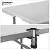 MoNiBloom 6Ft Folding Table, Heavy Duty Portable Plastic Dining Tables